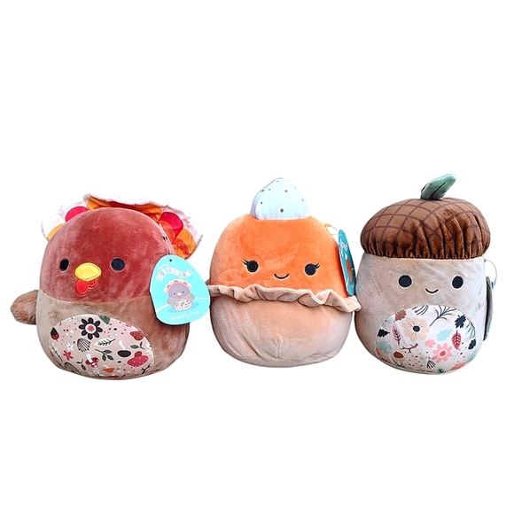 Fall Squishmallows Gobrianna, Torize, Mac - Picture 1 of 2